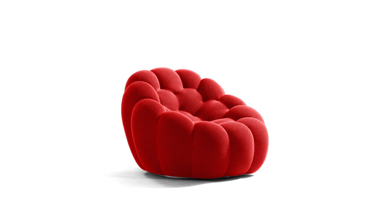 Fauteuil Bubble rouge